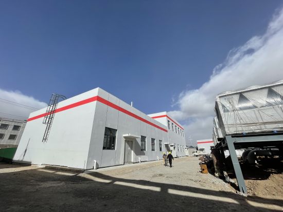 圖為大唐興海清潔能源有限公司子科灘鎮(zhèn)、河卡鎮(zhèn)項目建成開始供熱。曹有山 攝